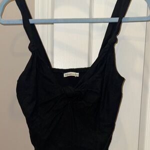 Abercrombie & Fitch Black Tank Top